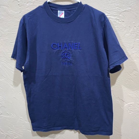 Chanel blue shirt Clearance